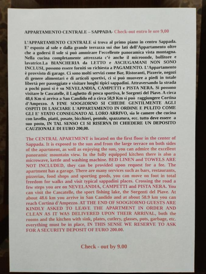Appartamento Centrale Сапада Екстериор снимка